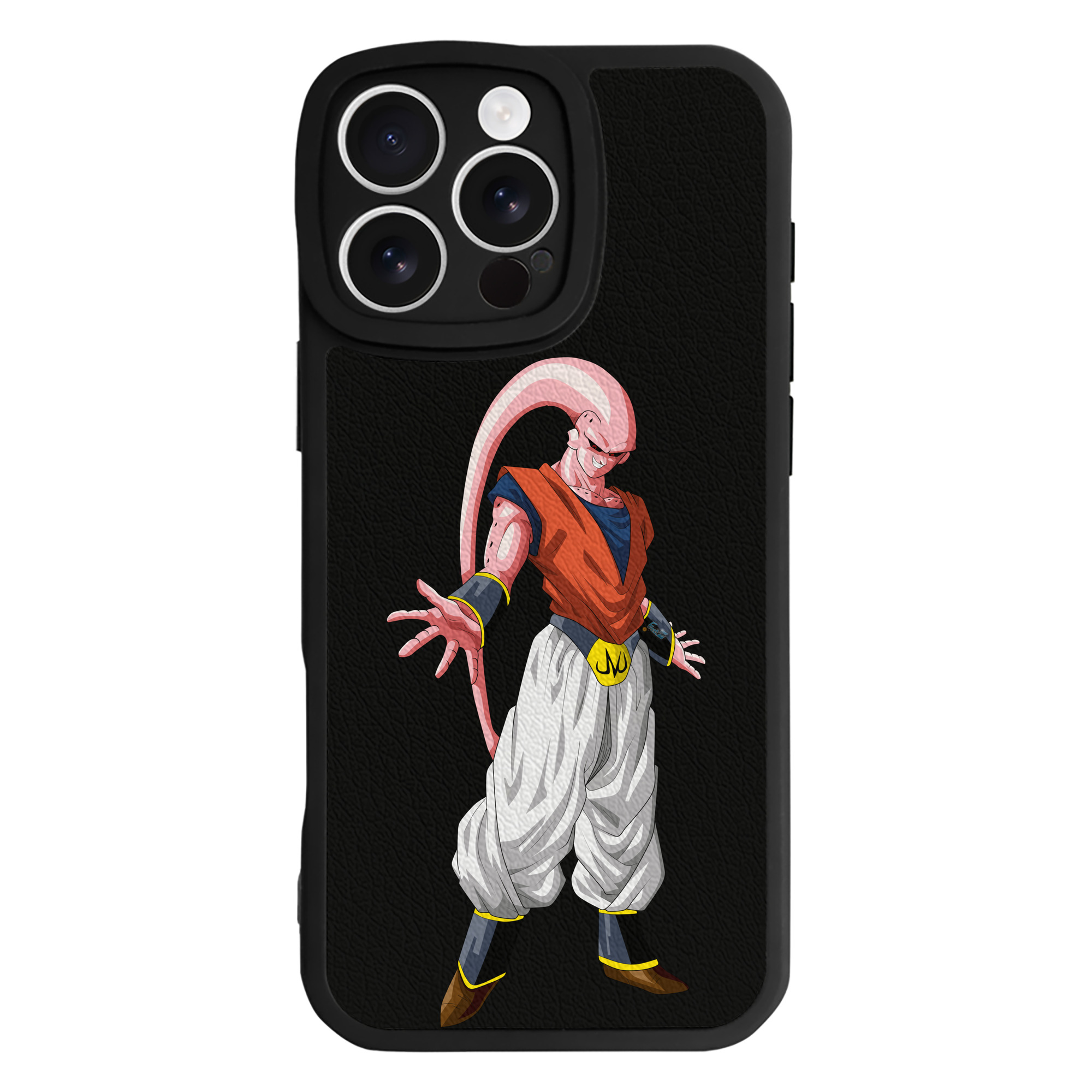 （画像用） ドラゴンボール 魔人ブウ DRAGON BALL Majin Buu 【iPhone 16シリーズ対応】シリコンスマホケース（レザー調） 材質：シリコン